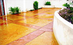 Stamped, Stained, and Sealed Decorative Concrete